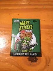 Topps Sidekick Mars Attacks Uprising Sealed Card Wax Pack Rainbow Foil Hot Pack