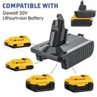 Adapter For DeWalt 18V 20V Battery Convert To Dyson V6 DC58 DC59 DC61 DC62 SV04
