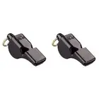 2PK Fox 40 Summit Mini Whistle Outdoor Coaching/Training Sports Accessory Black