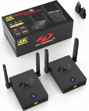 Wireless HDMI Transmitter and Receiver 4K 30HZ, 150M, Dual Cooling Systems,