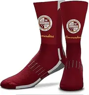 FBF - NFL Adult Team Logo Phenom Script Crew Dress Socks Footwear for Men and Women Game Day Apparel - Washington Commanders