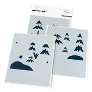 PinkFresh Studio Trees Stencil