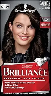 Schwarzkopf Brilliance, Permanent Hair Colour, 89 Bitter Sweet Chocolate