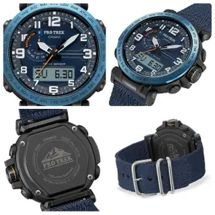 【CASIO 卡西歐】PRO TREK 太陽能登山計時錶(PRG-601YB-2)