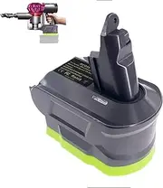 Universal V6 Dyson Battery Adapter for Ryobi 18V Battery Convert for Dyson V6 SV03 SV04 SV09 DC62 DC59 Animal Battery（Adapter Only）