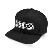 Sparco Motorsport Stretch Flat Peak Cap Hat - One Size