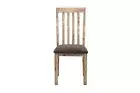 2X DINING CHAIRS Solid Acacia Timber Oak Colour Java