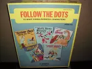 VINTAGE SCOOBY-DOO RARE HANNA BARBERA RARE FOLLOW THE DOT 5 BOOKS GEM MIB 1975