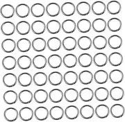 Generic 100Pcs Splitting Rings Durable Fishing Connectors for Tackle Lures High Strength Fishing Supplies for Fishing Enthusiasts Inner