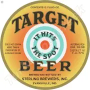Target Beer 18" Round Metal Sign