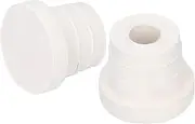 Alvinlite Pool Ladder Rubber Bumper, Set of Two White Ladder Bumpers Bumper Protection Rubber Stoppers for Swimming Pool Ladders