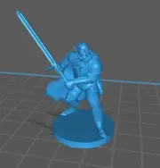 Half Orc Paladin - DND - Pathfinder - Dungeons & Dragons - RPG - Tabletop - mz42