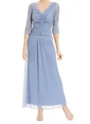 Alex evenings occasions Mother of Bride Prom Evening Wedding long Gown plus 18W
