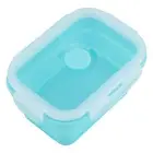 (500ml)Portable Silicone Lunch Box Folding Microwave Safe Lunchbox Food US HG