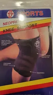 New Vintage Sport Calf Strains Shin Splint Support SM Neoprene Black McDavid