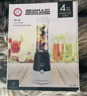 New Chefs ￼Counter 4pcs Grab & Go Personal Blender w/Steel Blades