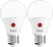 Sunco Dusk to Dawn LED Outdoor Light Bulb A19, Photocell Automatic