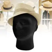Male Foam Practical Mannequin Head Model Hat Wig Glasses Display Stand Rack SALE