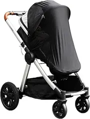Stroller Sun Shade Cover Baby Car Seat Carrier Sunshade Pram Stroller Shade-Dark Shade Cut 96% UV Rays