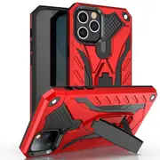 For iPhone 12 mini Case, Armour Strong Shockproof Tough Cover Kickstand, Red
