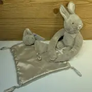NEW Pottery Barn Bunny Thumbie And Hanging Bunny Plush - Super Soft - Free Ship
