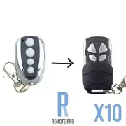 10 x Stratco Roller Door Operator RDO12/SDO800 Compatible Garage Remote Control
