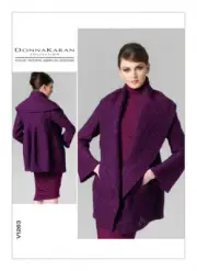 Vogue Sewing Pattern 1263, Donna Karan Jacket, Size 16 - 26, Uncut