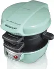 Hamilton Beach Customizable Breakfast Sandwich Maker with Egg Cooker Ring -mint