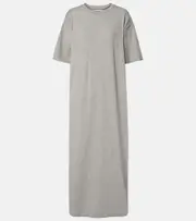 [Extreme Cashmere] Extreme Cashmere Kris cotton and cashmere maxi dress One Size grey