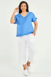 Side Button Pant--GOR-39528
