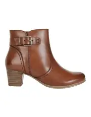 [Wide Steps] Mascot Cognac Glove Boot