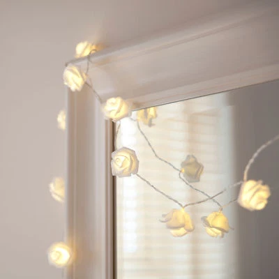 Plug In Connectable 3M/6M/10M LED String Fairy Lights Rose Flower Outdoor AU