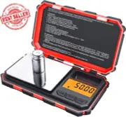 Digital Mini Scale, 200G /0.01G Pocket Scale, 50G Calibration Weight, Electronic