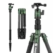 59" Carbon Fiber Travel Tripod, Compact Camera Tripod with Metal Ball Head, D...