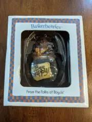 Boyds Bears Basketbearies Resin Bear Figure BUZZ Bee Happy NEW in BOX Gift