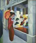 Hat Shop : August Macke : 1914 : Archival Art Print Suitable For Framing