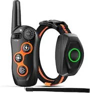MAISOIE Dog Training Collar, IPX7 Waterproof Dog Shock Collar with Remote Control Range 1300ft, 3 Training Modes, Beep, Shock, Vibration, Rechargeable Shock Collar for Large Medium Small Dogs