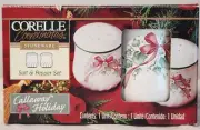 Corelle Stoneware Callaway Holiday Christmas Salt and Pepper Shaker Set NIB 1999