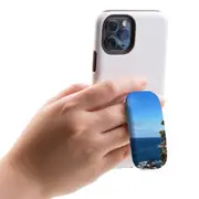 Kickstand Grip AddOn, Universal Phone Holder, Ocean Cliffs