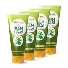 4X Patanjali Saundarya Aloe Vera Neem Tulsi Face Wash For Acne Pimples -100gm