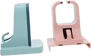 Mikinona Simple Hair Dryer Holder Wall-mounted Rack Abs Material Durable Easy to Use