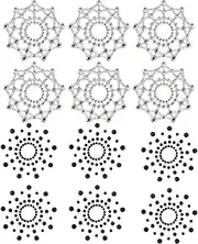 [CurcKua] Nipple Covers 6 Pairs Crystal Rhinestone Pasties Breast Stickers, Reusable Self-Adhesive Glitter Nipple Pasties for Women Role Play Lingerie Accessory Pasties Pack Pasties Nipple Covers Rhinestone Pa