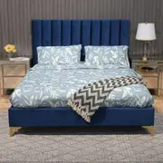 Dixie Velvet Double Bed Frame