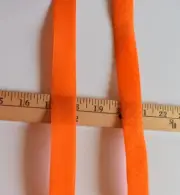 ORANGE HOOK & LOOP SEW-ON TAPES 1 " WIDE BY THE YARD
