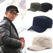 Army Plain Hat Classic Cadet Field Military Cap Style Patrol Baseball Adjustable