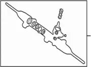 04445-20261 Toyota Gasket kit, power steering gear(for rack & pinion) 0444520261