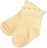 [Jefferies Socks] Organic Cotton Scalloped Anklet