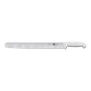 Victorinox 5.4727.36 14" Slicing Knife, Granton Edge & Blue Fibrox Handle