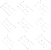 TEHAUX 60pcs Sand Table Adornment Realistic Simulation Lamp Models Sturdy Material for DIY Lamp Ornament and Home Decorati