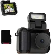 Retrosnap Mini Camera, Retro Snap Camera,Retro Snap Digital Camera, 1080p Hd,Miniretroflex Nostalgic Camera,Tiny Nostalgic Camera,Mini Camera with LED Flash Light,for Travel, Student (Black 32G)